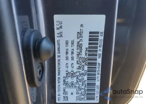 2021 Toyota Tacoma Double Cab из США, поврежденный, VIN 3TYCZ5AN8MT044779